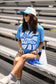 Blue and White Retro Tee