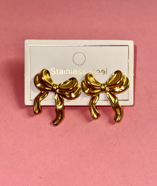 **SALE** Chunky Bow Earrings