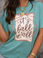 It's Fall Y'all Striped Bow Tee