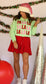 FA LA LA Faux Sequins Sweatshirts/Tee