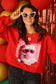Santa Claus Bubblegum Poster Sweatshirt