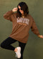 Coffee Weather Leopard Sweatshirt