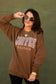 Coffee Weather Leopard Sweatshirt