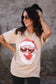 Bubblegum Santa Delta Tee