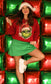 Winking Faux Sparkle Grinch Sweatshirt
