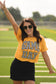 RTS Gold Checkered Game Day Tee
