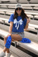 **SALE** RTS Blue Game Day Bow Tee