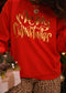 RTS Merry Christmas Foil Sweatshirts