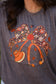 Fall Floral Stethoscope Tee