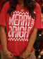 Checkered Merry And Bright Tee