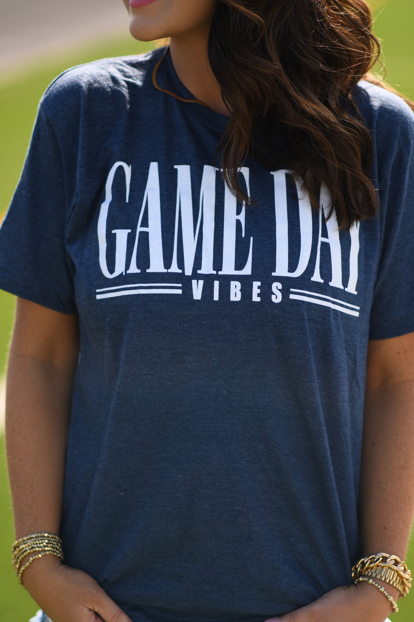 **SALE** RTS Navy Game Day Vibes Tee