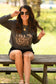 Camo Pumpkin Bow Tee / Long Sleeve