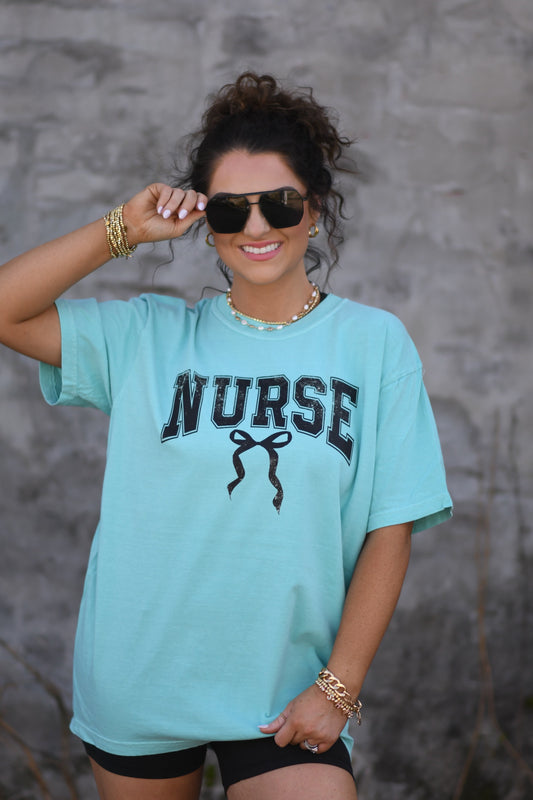 Nurse Bow Tee