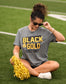 Black And Gold Vibes Only Tee