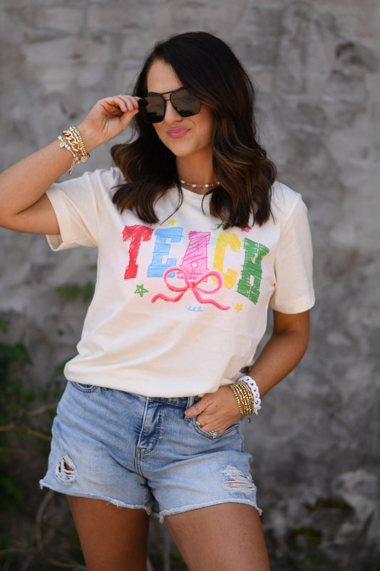 Colorful Teach Tee