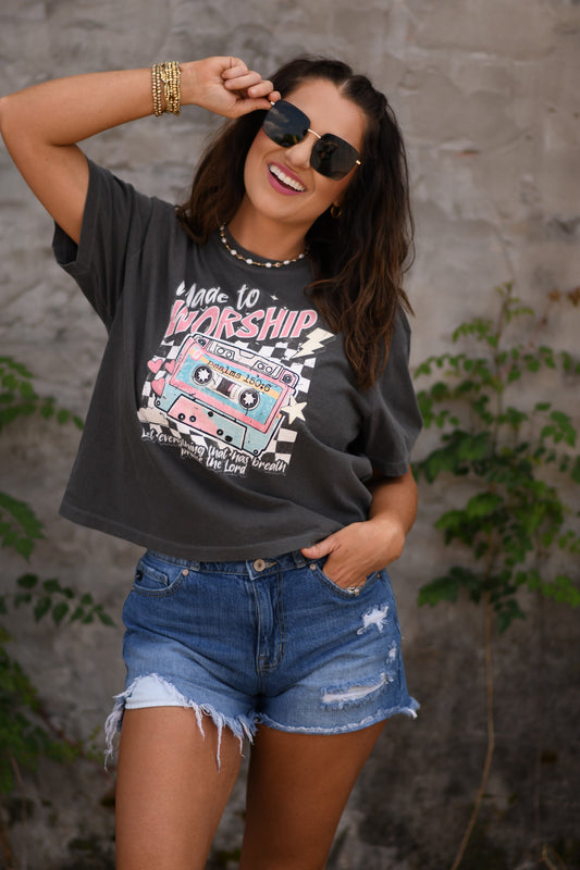 Made To Worship Crop/Tee