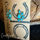 Flower Burst Turquoise Earring