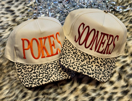 Sooners Leopard Hat