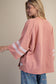 FAITH PATCH FRONT WASHED TERRY PULLOVER