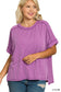 Plus - Washed Ribbed Top (2 colors)