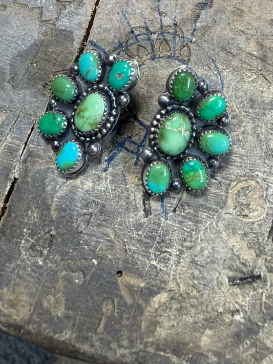 Sonoran Gold 1/2 cluster Earrings