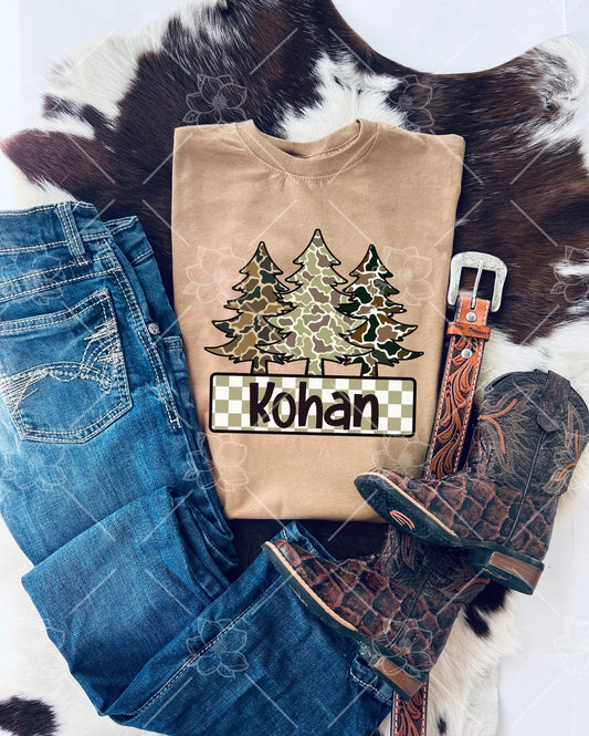 C54 camo tee custom - Youth