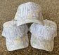 Custom White Camo Hat
