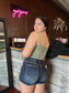 Taylor Mid-Rise Cuffed Shorts