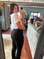 Sophia Black Straight Leg Jeans