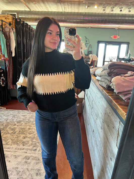 Kat Color Block Sweater