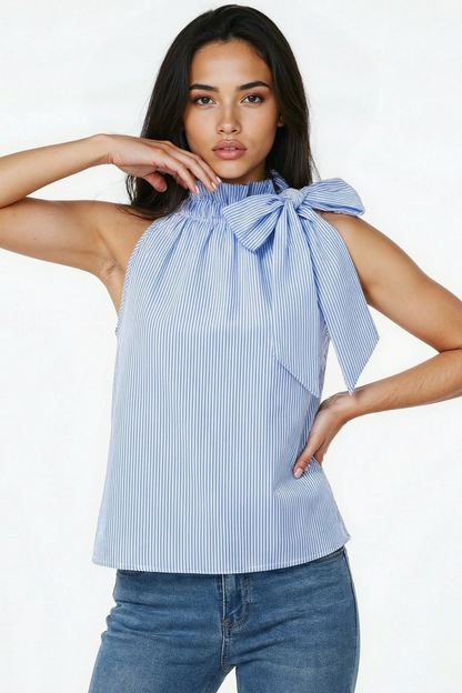 Striped Halter Top