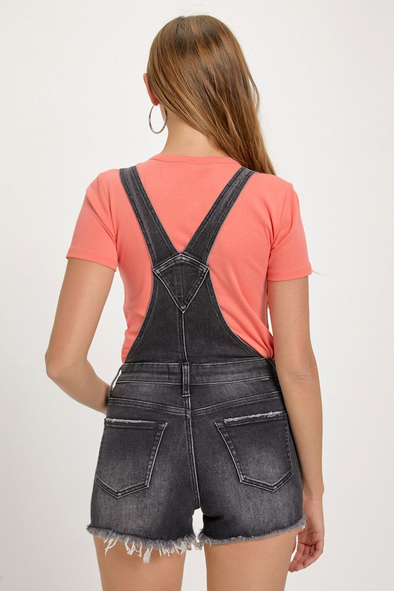 Midnight Rider Overall Shorts