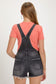 Midnight Rider Overall Shorts