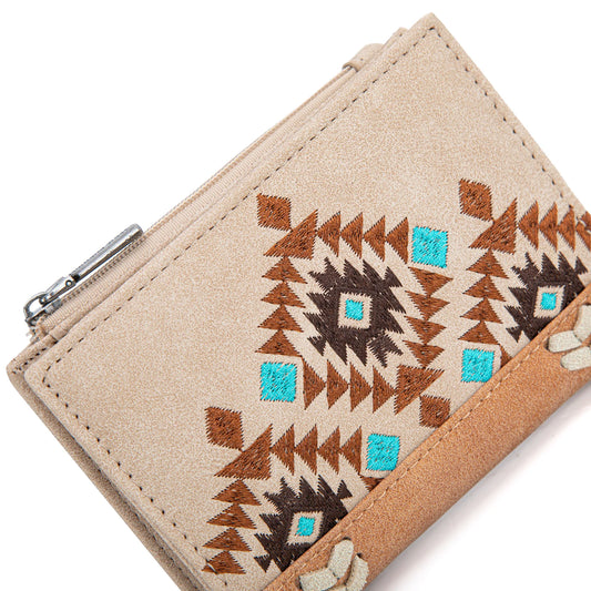 Montana West Embroidered Collection Wallet