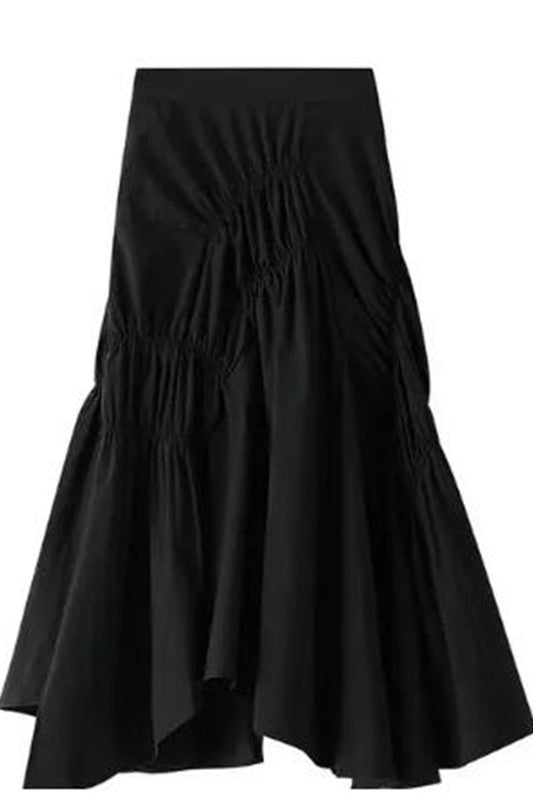 Ruffled layered skirt