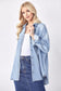 Oversized Risen Denim Shirt
