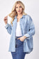 Oversized Risen Denim Shirt
