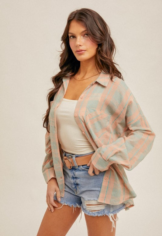 Mya's Plaid Top