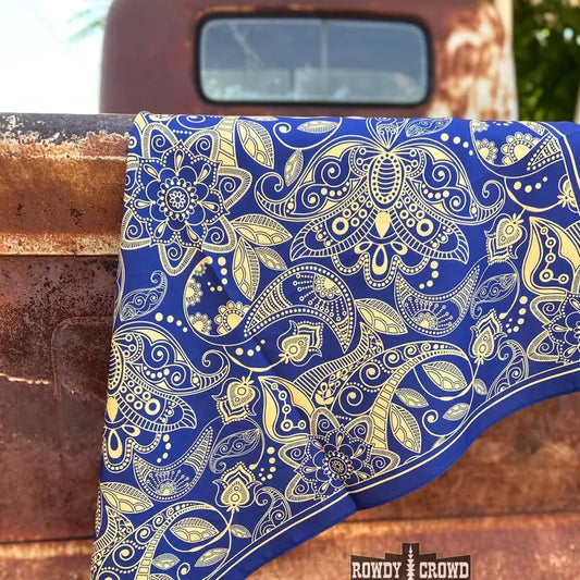 Small Punchy Paisley Wild Rag