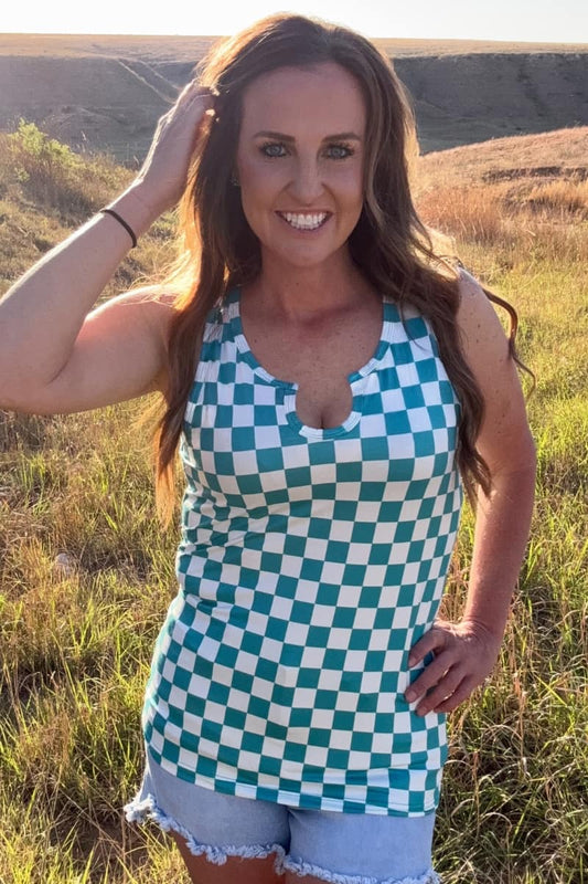 Turquoise Frontier Tank