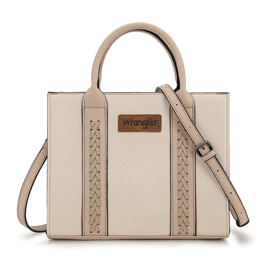 Wrangler Whipstitch Tote/Crossbody - Beige