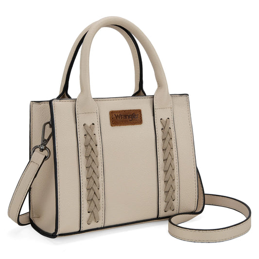 Wrangler Whipstitch Mini Tote/Crossbody - Beige