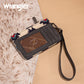 Wrangler Aztec Print Card Wallet -Black