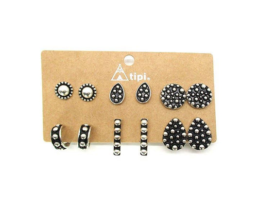 Snowing West - Western Mix 6 Earring Set
