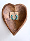 Cluster Squash Blossom Earrings: Turquoise
