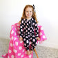 Black/Pink Ghost Bamboo Jammies