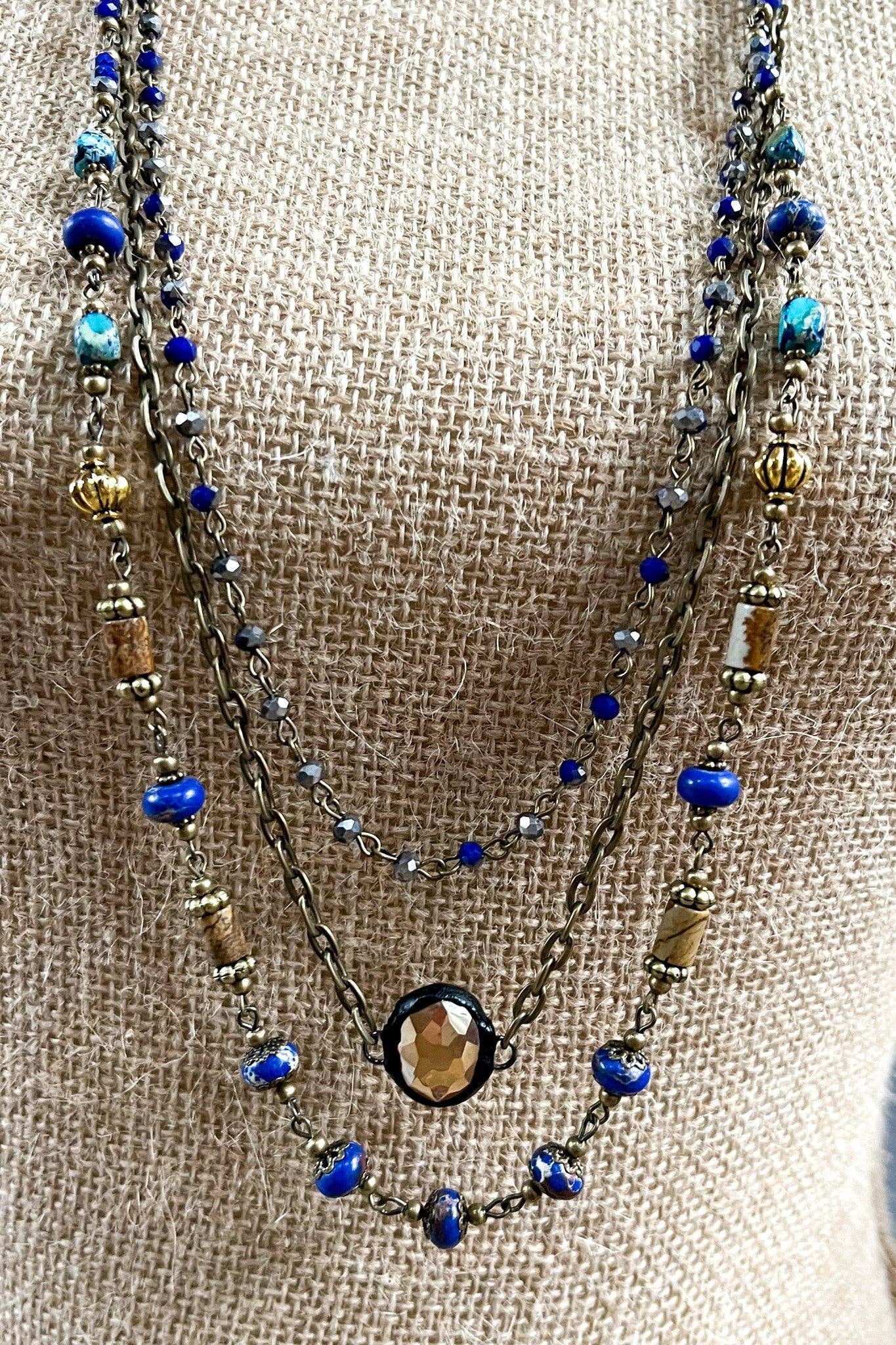 Dylan Designs - Justina Necklace: Multi
