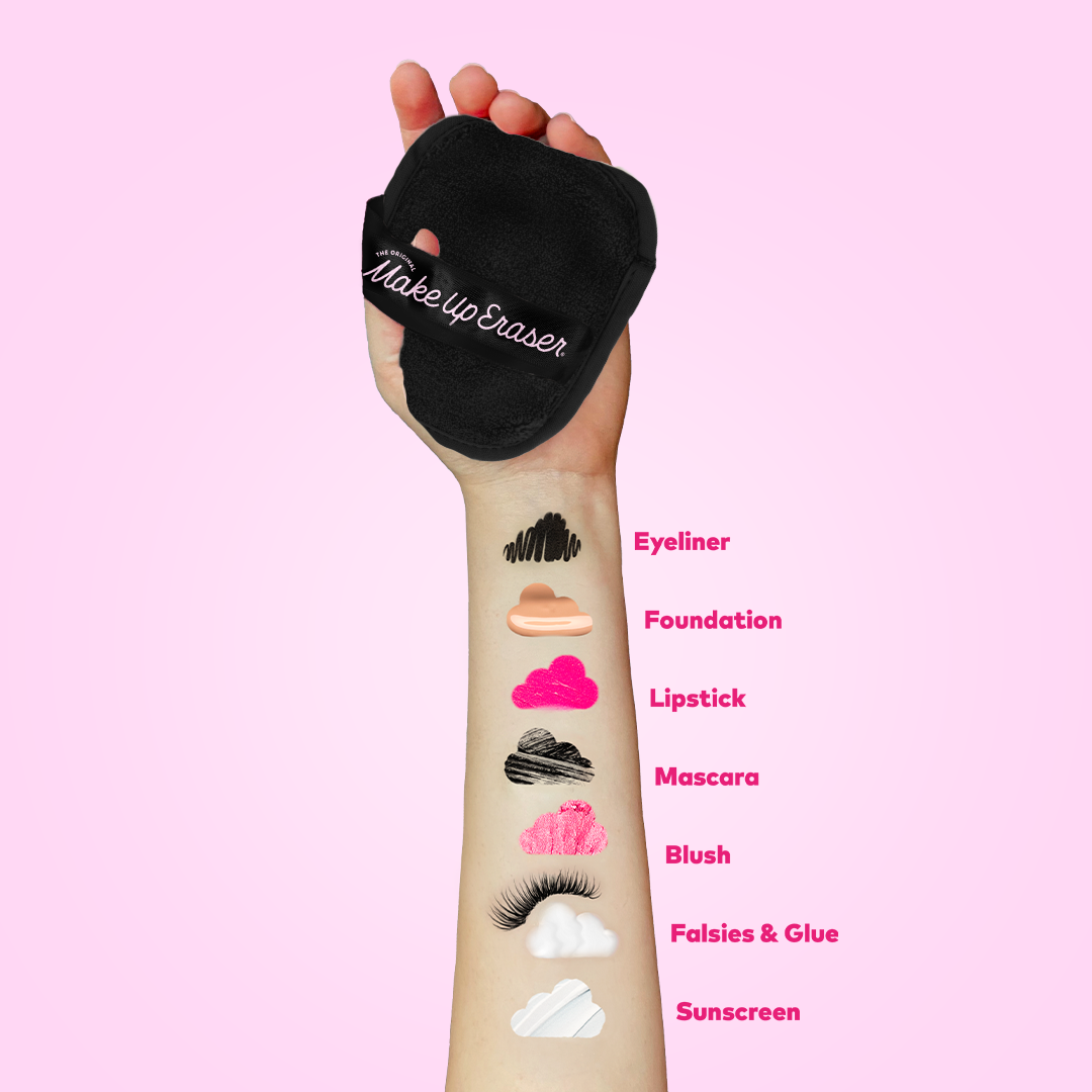 The Original MakeUp Eraser - Chic Black 7-Day Set | MakeUp Eraser
