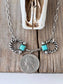 Horsebit  Pendant Link Chain Necklace