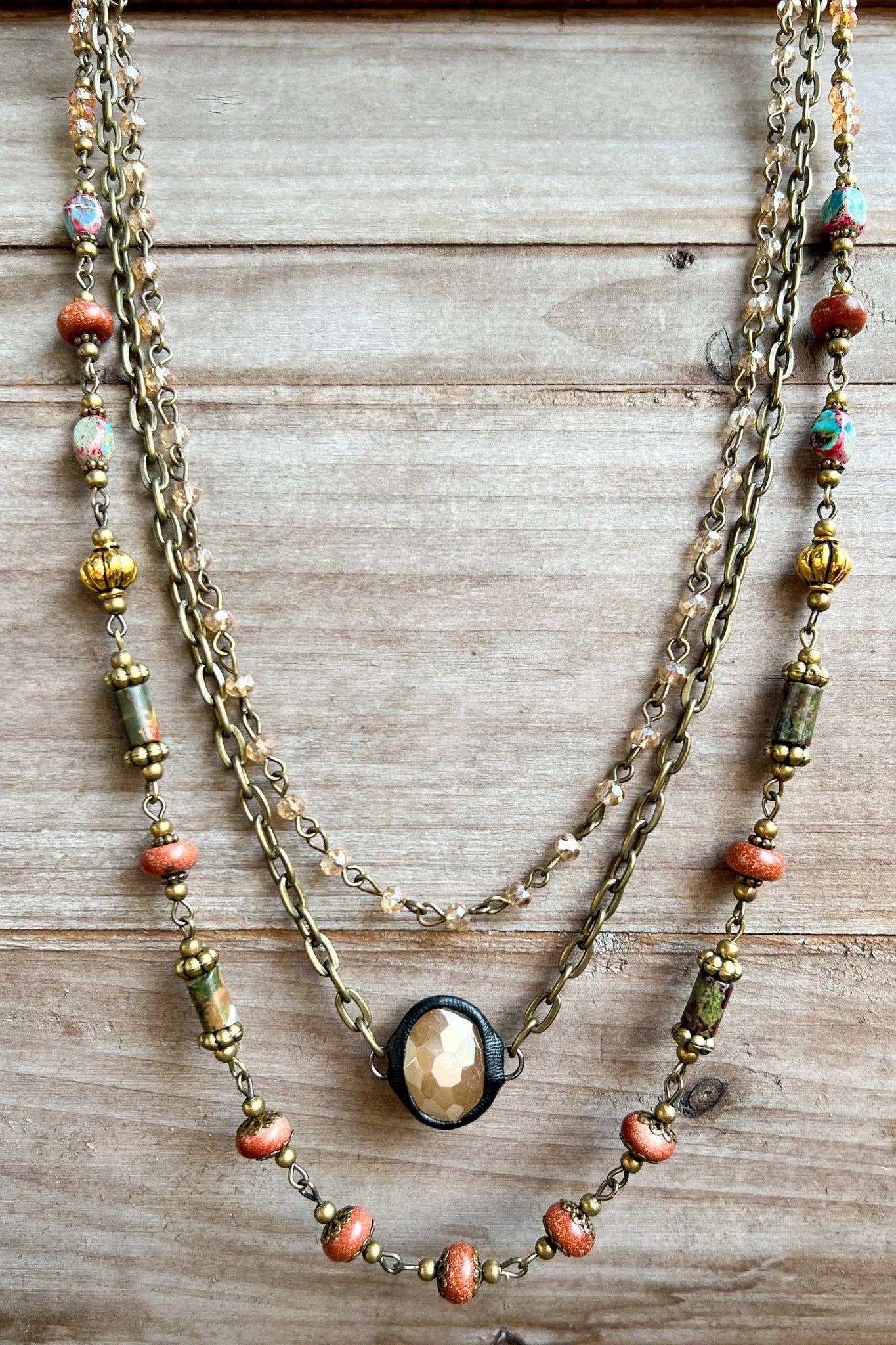 Dylan Designs - Justina Necklace: Multi